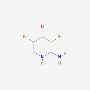 2-Amino-3,5-dibromopyridin-4-ol - 1261269-58-2