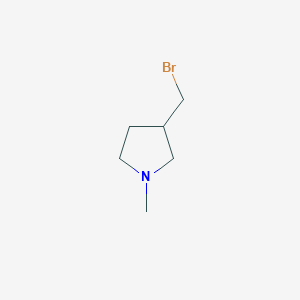 3-(Bromomethyl)-1-methylpyrrolidine - 1330756-17-6