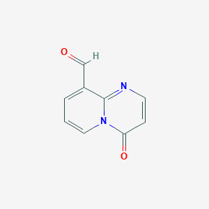 4-oxo-4H-pyrido[1,2-a]pyrimidine-9-carbaldehyde - 1353878-06-4