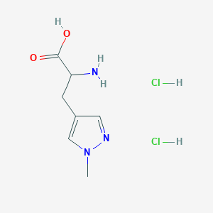 2-amino-3-(1-methyl-1H-pyrazol-4-yl)propanoic acid dihydrochloride - 1311313-54-8