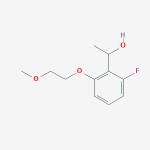 1-[2-Fluoro-6-(2-methoxyethoxy)phenyl]ethan-1-ol - 1354950-29-0