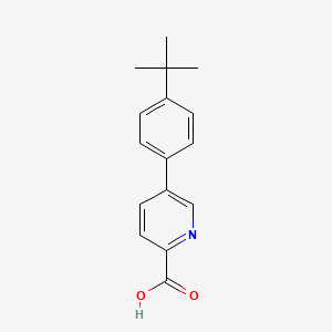 5-(4-t-Butylphenyl)picolinic acid - 1226273-30-8