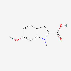 6-Methoxy-1-methylindoline-2-carboxylic acid - 1255146-88-3