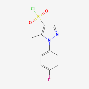 1-(4-fluorophenyl)-5-methyl-1H-pyrazole-4-sulfonyl chloride - 1305652-34-9