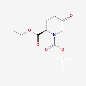 (R)-1-tert-Butyl 2-ethyl 5-oxopiperidine-1,2-dicarboxylate - 917344-15-1