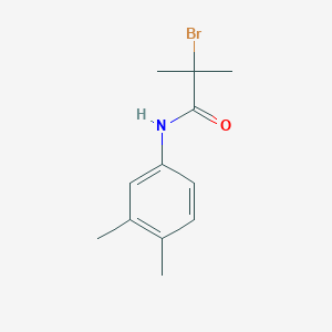 2-bromo-N-(3,4-dimethylphenyl)-2-methylpropanamide - 2322-50-1