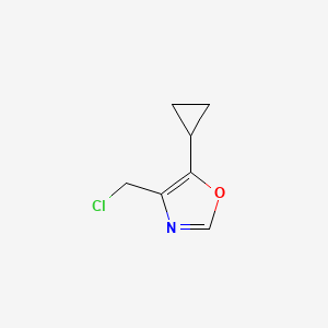 4-(Chloromethyl)-5-cyclopropyl-1,3-oxazole - 1427379-67-6