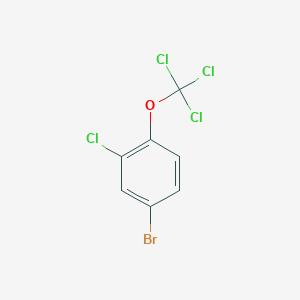 4-Bromo-2-chloro-1-(trichloromethoxy)benzene - 1417567-52-2