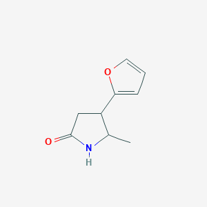 4-(Furan-2-yl)-5-methylpyrrolidin-2-one - 1477718-83-4