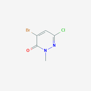 4-Bromo-6-chloro-2-methylpyridazin-3(2H)-one - 1178884-53-1