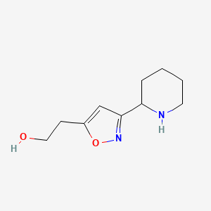 2-(3-Piperidin-2-yl-isoxazol-5-yl)-ethanol - 1316219-12-1