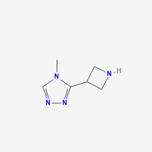 3-(azetidin-3-yl)-4-methyl-4H-1,2,4-triazole - 1316225-74-7
