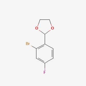 2-(2-Bromo-4-fluorophenyl)-1,3-dioxolane - 773097-04-4