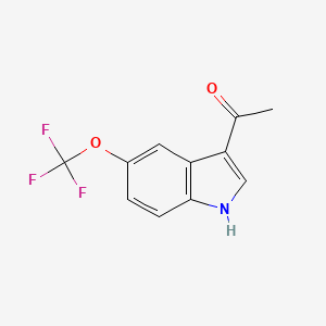 1-(5-Trifluoromethoxy-1H-indol-3-yl)-ethanone - 1386456-79-6
