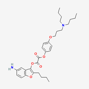 5-Amino-2-butylbenzofuran-3-yl (4-(3-(dibutylamino)propoxy)phenyl) oxalate - 851014-95-4