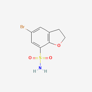 5-Bromo-2,3-dihydro-1-benzofuran-7-sulfonamide - 89819-41-0