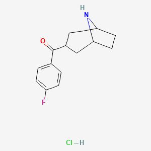 (8-Azabicyclo[3.2.1]octan-3-yl)(4-fluorophenyl)methanone hydrochloride - 1864060-46-7