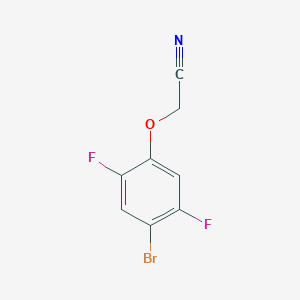2-(4-Bromo-2,5-difluoro-phenoxy)acetonitrile - 1379301-44-6