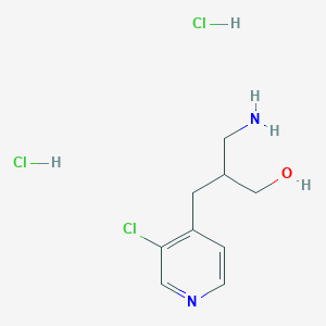 3-Amino-2-[(3-chloropyridin-4-yl)methyl]propan-1-ol dihydrochloride - 1803591-49-2
