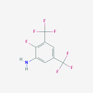 3,5-Bis(trifluoromethyl)-2-fluoroaniline - 1804888-58-1