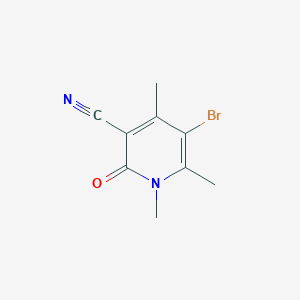 5-Bromo-1,4,6-trimethyl-2-oxo-1,2-dihydropyridine-3-carbonitrile - 1379301-51-5