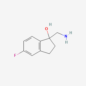 1-(Aminomethyl)-5-fluoro-2,3-dihydroinden-1-ol - 1547039-10-0