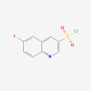 6-Fluoroquinoline-3-sulfonyl chloride - 1803589-58-3