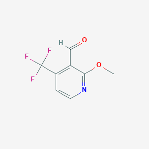 2-Methoxy-4-(trifluoromethyl)nicotinaldehyde - 1227594-83-3