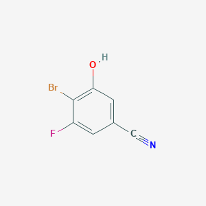 4-Bromo-3-fluoro-5-hydroxybenzonitrile - 1805251-60-8