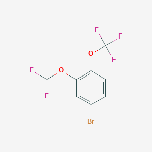 1-Bromo-3-difluoromethoxy-4-(trifluoromethoxy)benzene - 1807244-80-9