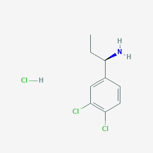 (1R)-1-(3,4-dichlorophenyl)propan-1-amine hydrochloride - 742107-61-5