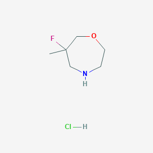 6-Fluoro-6-methyl-1,4-oxazepane hydrochloride - 1823319-59-0