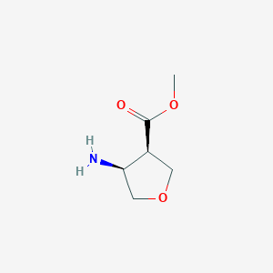 (3R,4S)-Methyl 4-aminotetrahydrofuran-3-carboxylate - 1402565-76-7