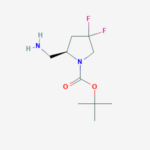 (R)-1-Boc-2-(aminomethyl)-4,4-difluoropyrrolidine - 1407991-24-5