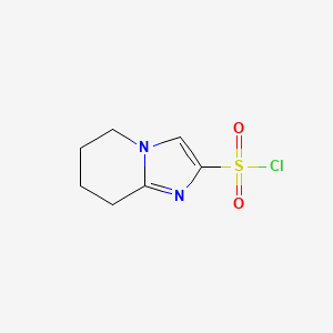 5H,6H,7H,8H-imidazo[1,2-a]pyridine-2-sulfonyl chloride - 1443980-37-7