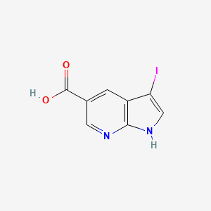 3-Iodo-7-azaindole-5-carboxylic acid - 1060816-80-9