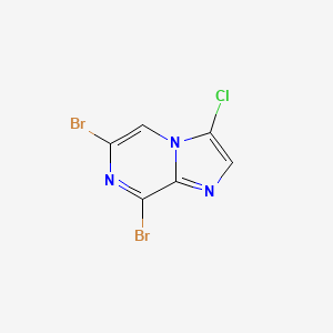 6,8-Dibromo-3-chloroimidazo[1,2-a]pyrazine - 1255097-94-9