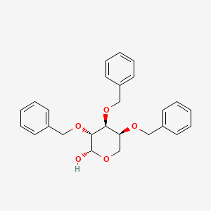 2,3,4-Tri-O-benzyl-beta-L-arabinopyranose - 77943-33-0