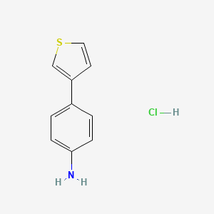 4-(Thiophen-3-yl)aniline hydrochloride - 1803598-86-8
