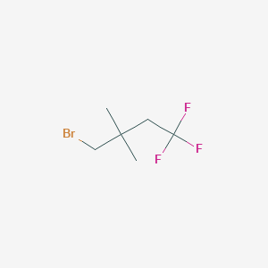 4-Bromo-1,1,1-trifluoro-3,3-dimethylbutane - 1936423-03-8