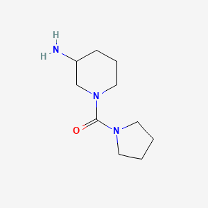 1-(Pyrrolidine-1-carbonyl)piperidin-3-amine - 1536773-73-5