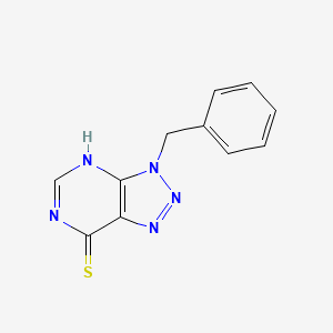 3-Benzyl-3H-[1,2,3]triazolo[4,5-d]pyrimidine-7-thiol - 13925-59-2