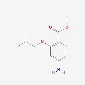 4-Amino-2-isobutoxybenzoic acid methyl ester - 1692403-99-8