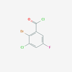 2-Bromo-3-chloro-5-fluorobenzoyl chloride - 1806839-04-2