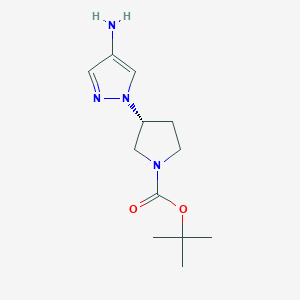 R-4-Amino-1-(1-Boc-pyrrolidin-3-yl)-1H-pyrazole - 1258558-26-7