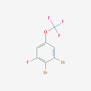 1,2-Dibromo-3-fluoro-5-(trifluoromethoxy)benzene - 1806346-69-9