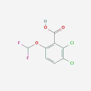 2,3-Dichloro-6-(difluoromethoxy)benzoic acid - 1803830-94-5