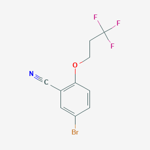 5-Bromo-2-(3,3,3-trifluoropropoxy)benzonitrile - 1548587-57-0