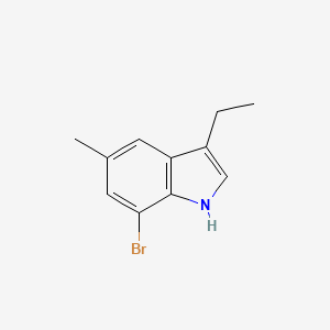7-Bromo-3-ethyl-5-methyl-1H-indole - 1360927-42-9
