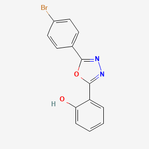 2-[5-(4-Bromophenyl)-1,3,4-oxadiazol-2-yl]phenol - 111997-58-1